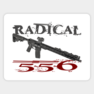 AR15 Rifle Radical 556 Magnet